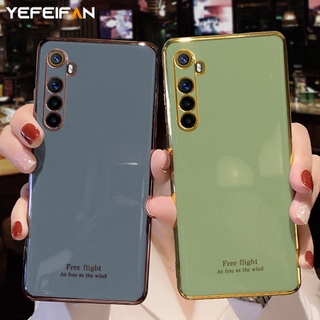 เคสโทรศัพท์ Realme 6 Pro การชุบเคสหลังโทรศัพท์สำหรับ Realme V15 7i 6i 5i 5s X50 Narzo 20 Pro ป้องกันการตกTpu ปกอ่อน