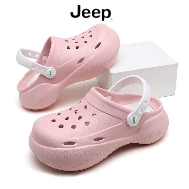 JEEP นางสาว รองเท้าหัวโต  กันลื่น non-slip รองเท้าแตะ slipper sandals  women