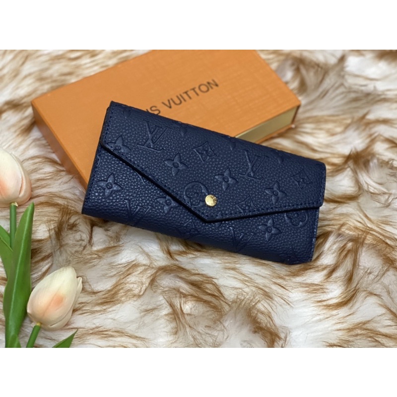กระเป๋าตังค์ Luis Vuitton 2พับใบยาวหน้าจดหมาย