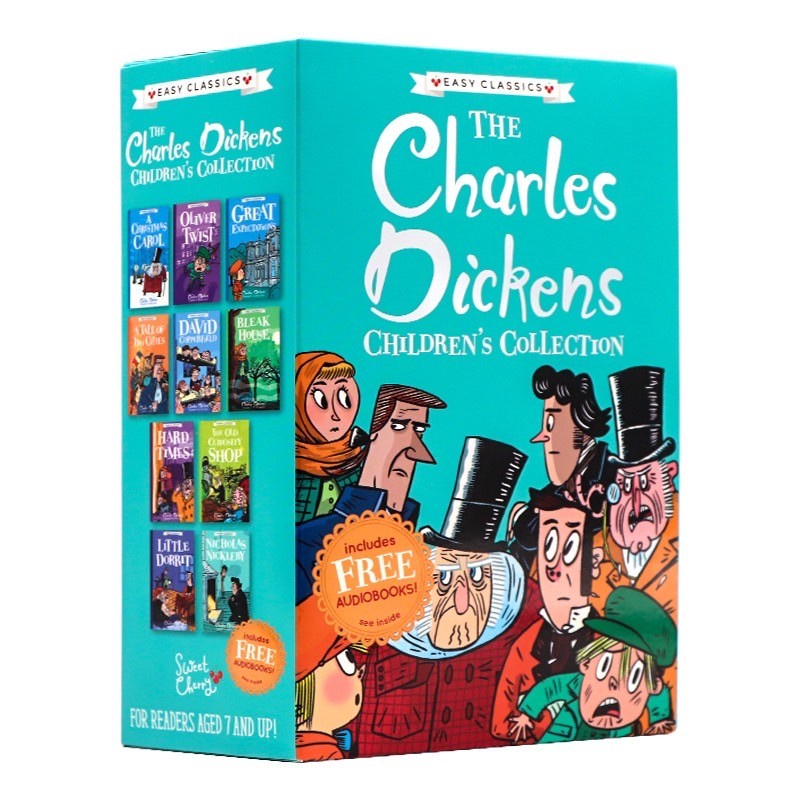 พร้อมส่ง นิยายคลาสสิคสำหรับเด็ก The Charles Dickens Children's Collection สำหรับเด็ก พร้อมหนังสือเสียงAudio