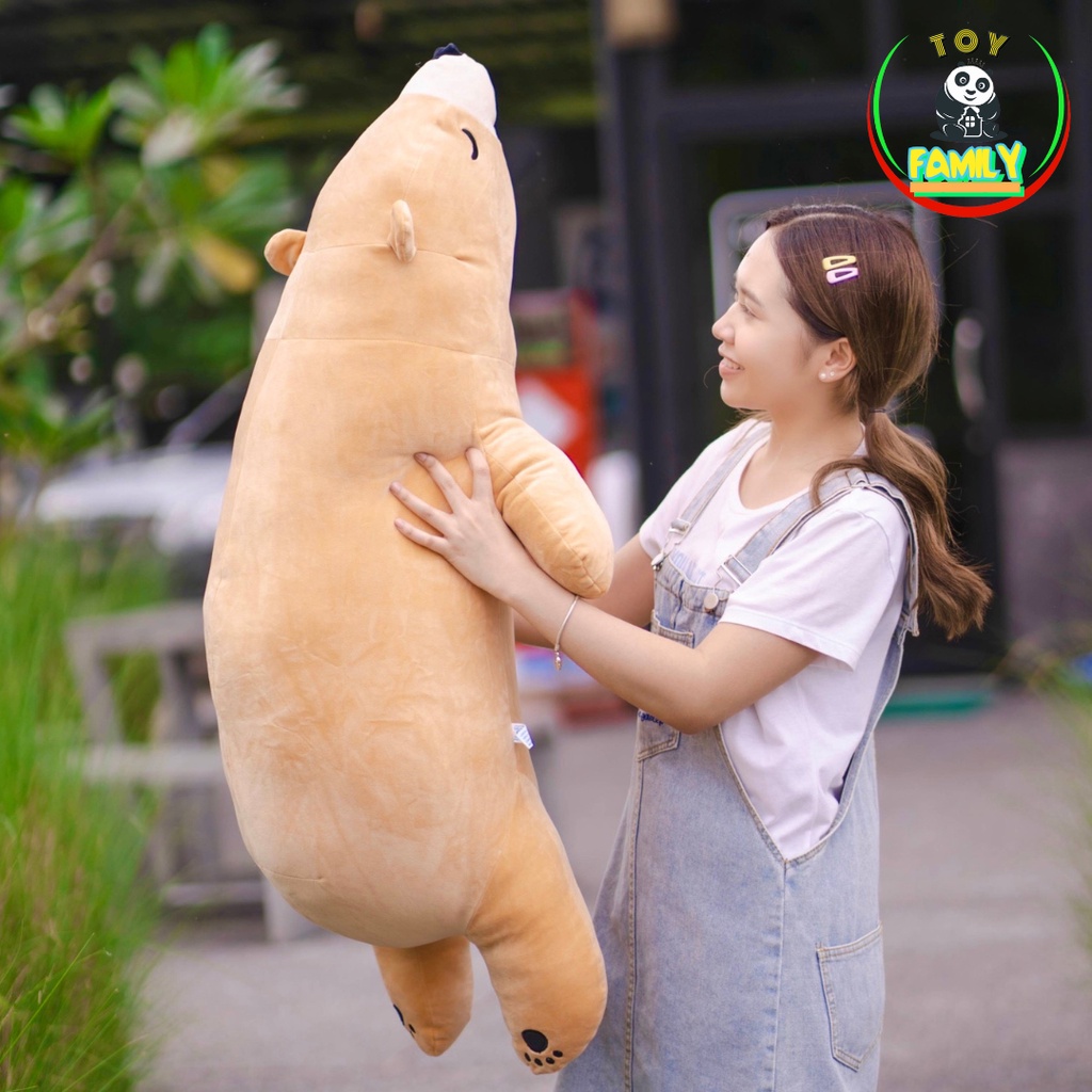 ตุ๊กตาน้องหมีขี้เกียจหลับปุ๋ย ขนาด 110CM 70CM น่ากอดสุดๆ ตุ๊กตาตัวใหญ่ เขียนการ์ดอวยพรได้ ของขวัญวันเกิด ของขวัญให้แฟน