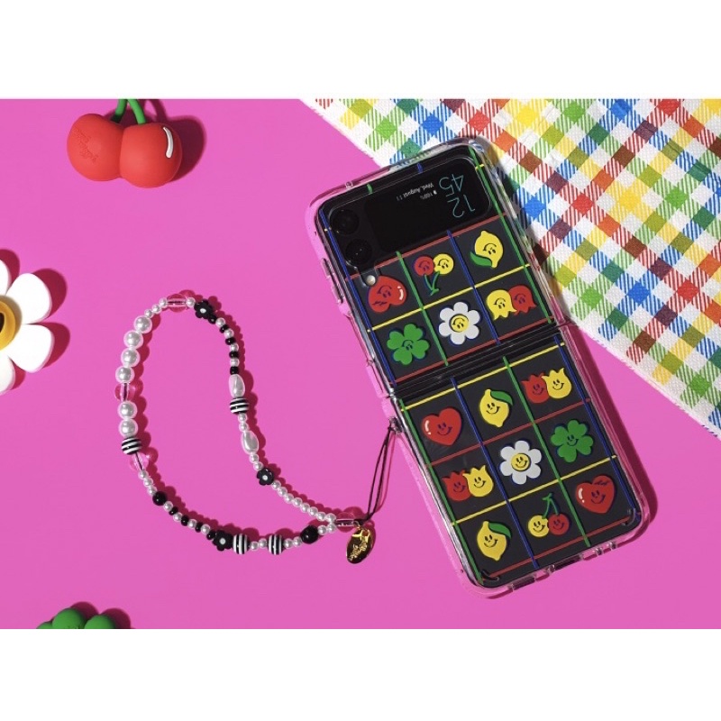 📱Pre-order Beads Strap #Black&White🖤🤍