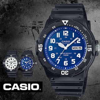 New!! Casio แท้ 100% นาฬิกาข้อมือผู้ชายรุ่น MRW-200H-2B2 สายเรซิน