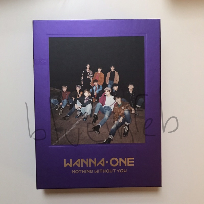 อัลบั้ม Nothing without you - Wanna One การ์ดจีฮุน โปสการ์ดมินฮยอน อัลบั้มมือสอง