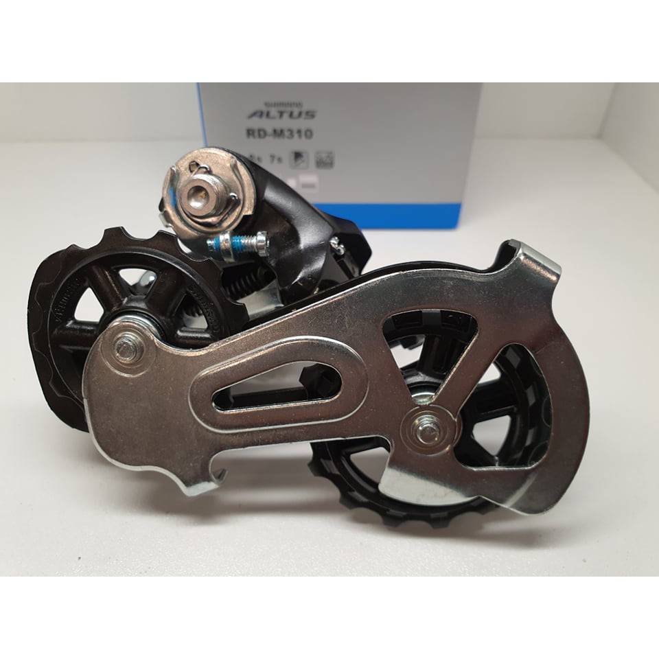 ตีนผี Shimano ALTUS, RDM310, 7/8 SPEED, สีดำ, มีกล่อง