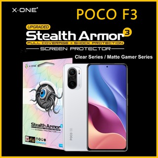 X-one Stealth Armor 3 ฟิล์มกันรอยหน้าจอ เนื้อแมตต์ สําหรับ Xiaomi Poco F5 Pro F5 Poco F4 5G F3