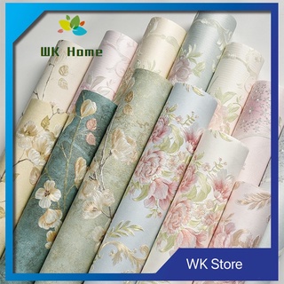 [WK]3D adhesive wallpaper bedroom living room background TV wall sticker wallpaper