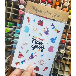 [อ่านก่อนซื้อน้า] สติ๊กเกอร์HAPPY NEW YEAR ของขวัญปีใหม่