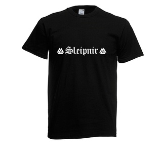 เสื้อยืดผ้าฝ้ายพิมพ์ลายขายดี เสื้อยืด ผ้าฝ้าย 100% พิมพ์ลาย Herren Sleipnir Bis 5XL สําหรับผู้ชาย