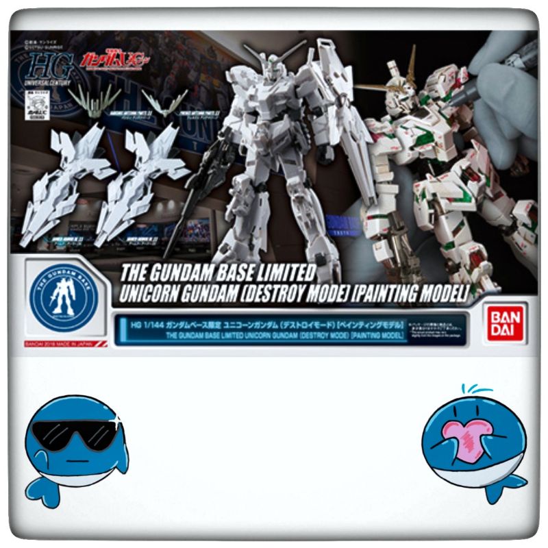 HG 1144 THE GUNDAM BASE LIMITED UNICORN GUNDAM (PAINTING MODEL