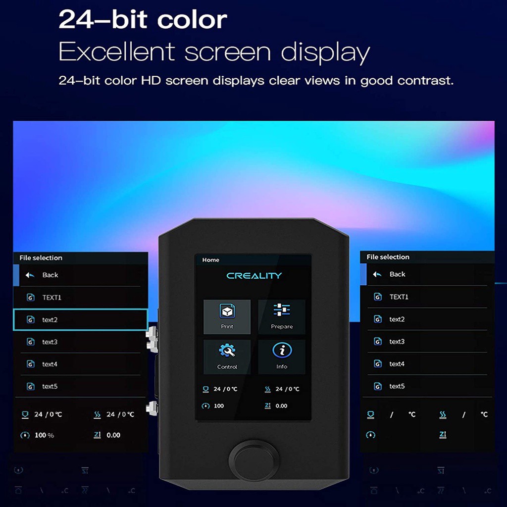 Creality Ender 3 V2 Screen Kit, 4.3” Color Display Screen for Ender 3 ...