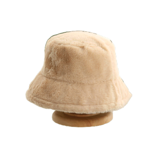 หมวกบักเก็ต เปิดใบหน้า ผ้ากํามะหยี่ขนนิ่ม แบบหนา ขนาดเล็ก ให้ความอบอุ่น สไตล์ญี่ปุ่น แฟชั่นฤดูใบไม้ร่วง สําหรับผู้หญิง หมวกบักเก็ตกำมะหยี่