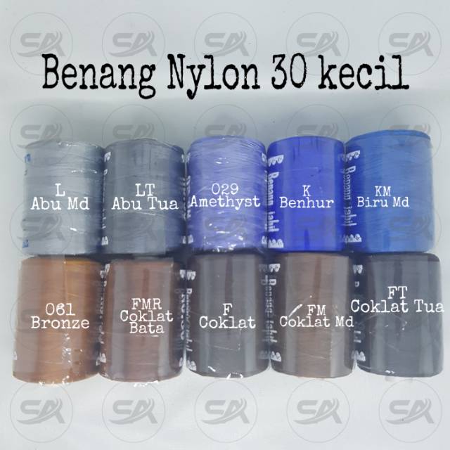 [ECER] NYLON THREAD NO 30 SMALL / NYLON 30 PIN CAP (CONS)