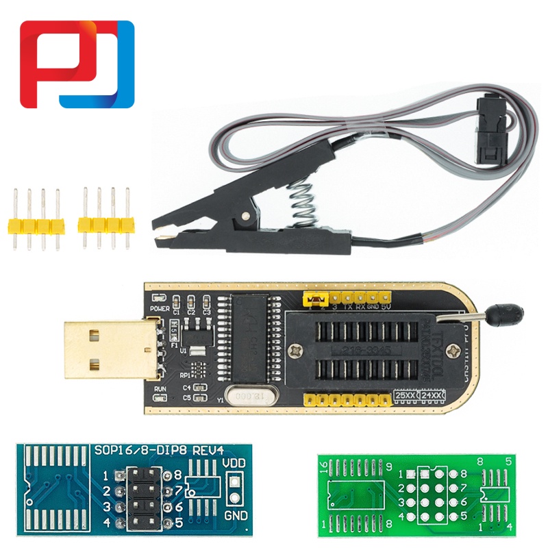 Smart Electronics CH340 CH340G CH341 PULAR CH341A 24 25 Series EEPROM Flash BIOS USB Programmer พร้อ