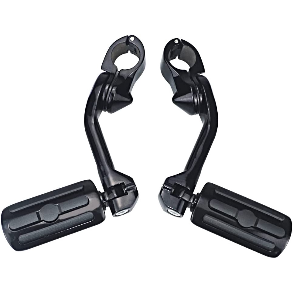 1.25 "มุมยาวทางหลวงหมุด,เท้าสําหรับ Road Glide Street Glide Electra Glide Road King พร้อม 1.25 เครื่