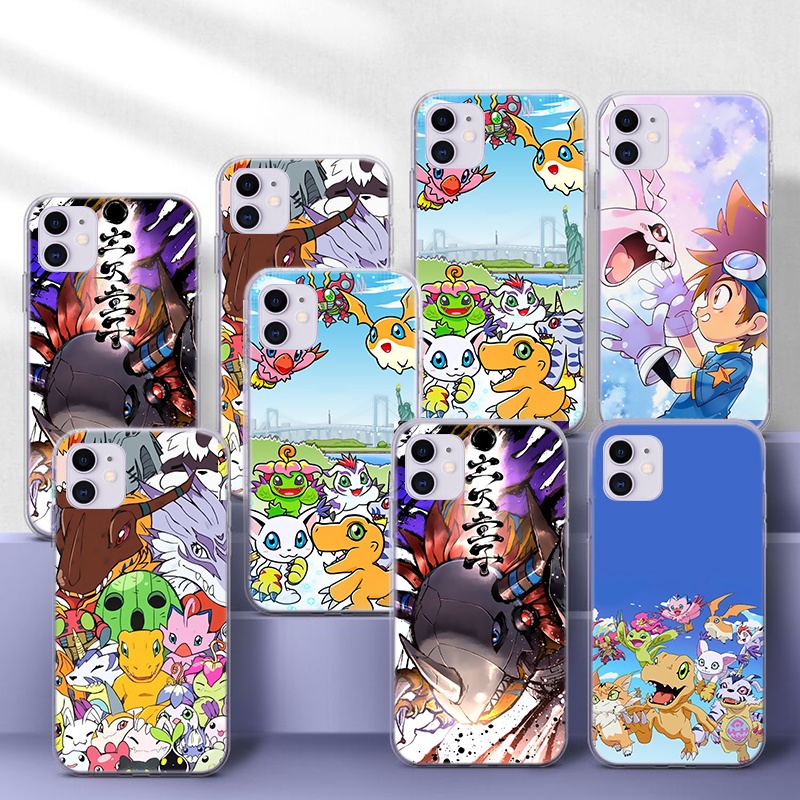 เคสโทรศัพท์มือถือ TPU แบบนิ่ม ลาย 11TY Digimon Adventure สําหรับ iPhone 6 6S 7 8 Plus X XS XR 11 Pro Max