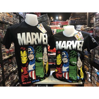 เสื้อยืด ลิขสิทธิ์แท้ MARVEL รวมฮีโร่