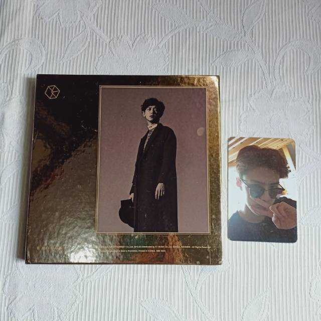 EXO ALBUM - ฝาครอบ EXODUS CHANYEOL โฟโต้การ์ด