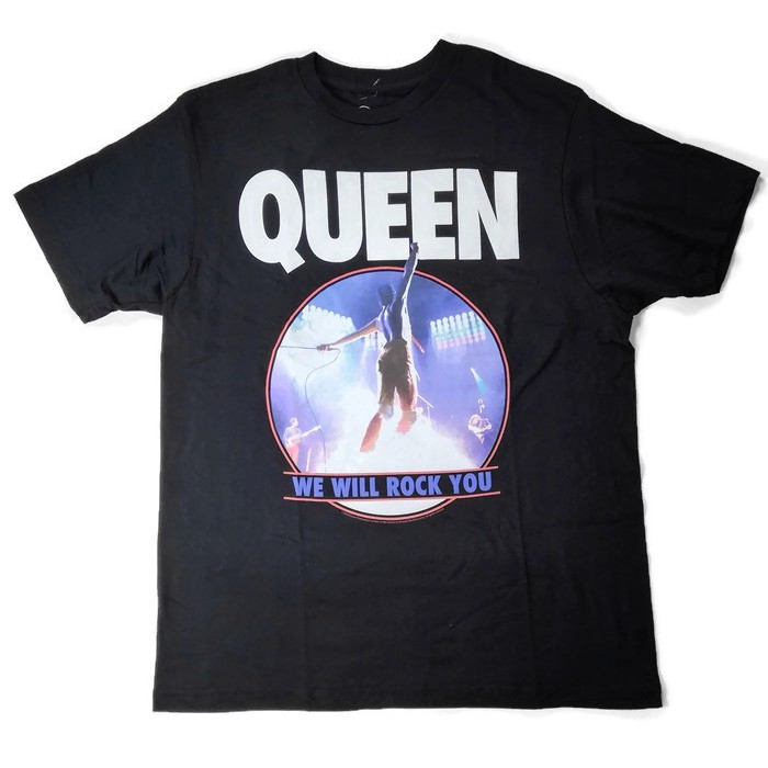 เสื้อวง QUEEN (We Will Rock You) ลิขสิทธิ์แท้ ปี 2018 S-3XL