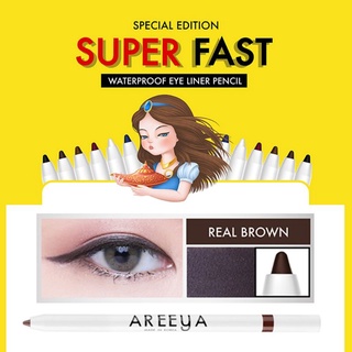 แท้ฉลากไทย💓Superfast Waterproof Eyeliner Pencil @Real Black