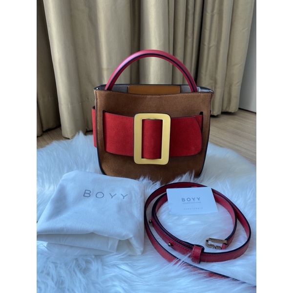 Used in good condition Boyy Devon 21 Suede color block
