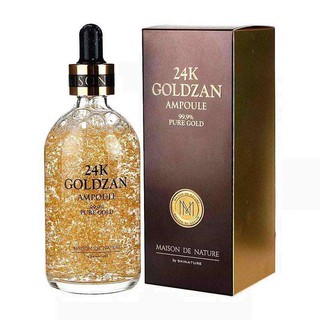 Goldzan 24k Gold Serum Ampoule 99.9% Pure Gold 100 ml. 1ขวด