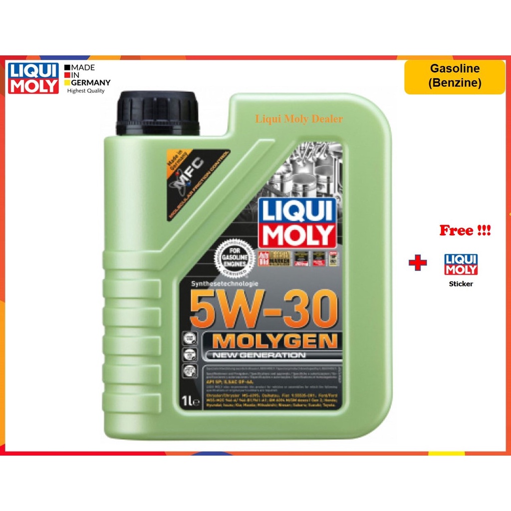 Liqui Moly น้ำมันเครื่อง Molygen New Generation 0W-20, 5W-30, 10W-30  1L.