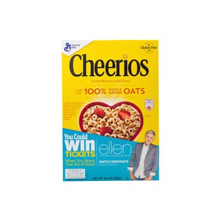 Cheerios Oat Cereal 252g  เซียริโอส์ โทสเด็ด โฮล เกรน โอ๊ต ซีเรียล