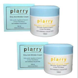 ของแท้ 100% ครีมรกแกะ Plarry Emu Anti Wrinkle Cream ขนาด 100 ml. จำนวน 2 กระปุก