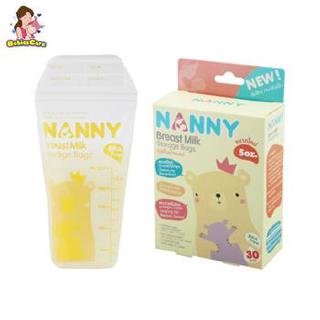 BabiesCare Nannyถุงเก็บน้ำนมแม่ 30 ชิ้น ขนาด 5 oz