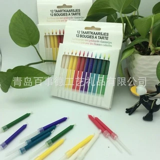 A373 เทียนเปลี่ยนสี จุดแล้วเก๋มาก ไฟมีสี เทียนวันเกิด พร้อมส่งในไทย🇹🇭