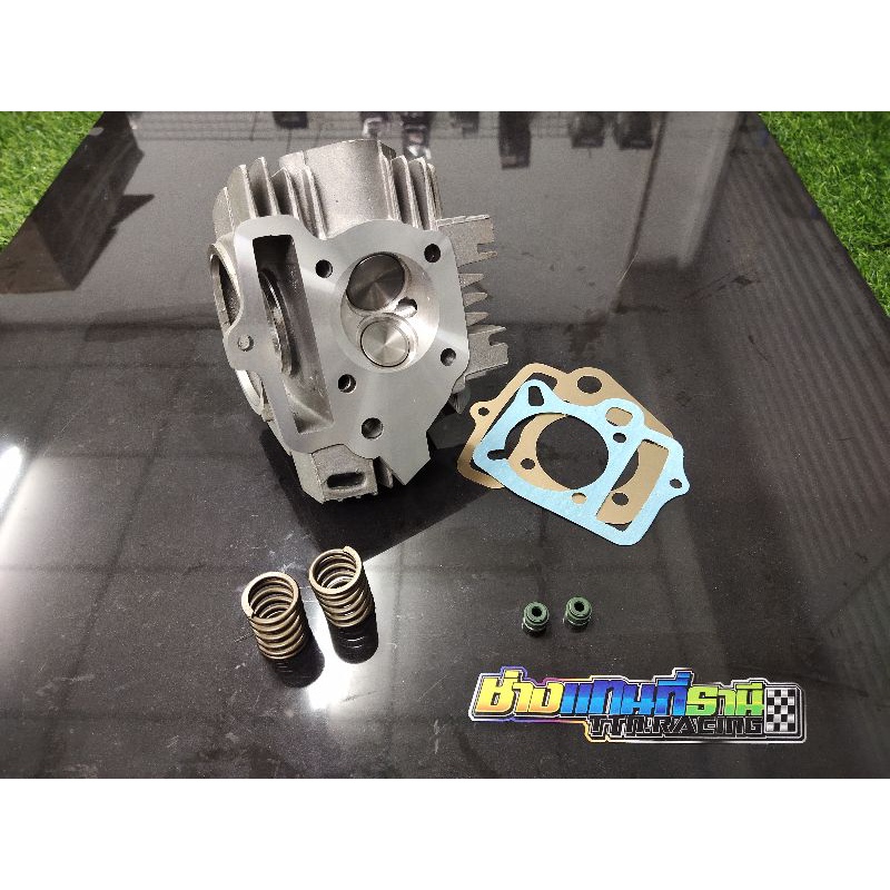 ฝาสูบ เวฟ100/เวฟ110คาบู/ดรีม100 ฝาวาล์วลูก53-57มิล w100/w110คาบู/Dream100 ลูก53-57มิล ชุดฝาวาล์วครบช