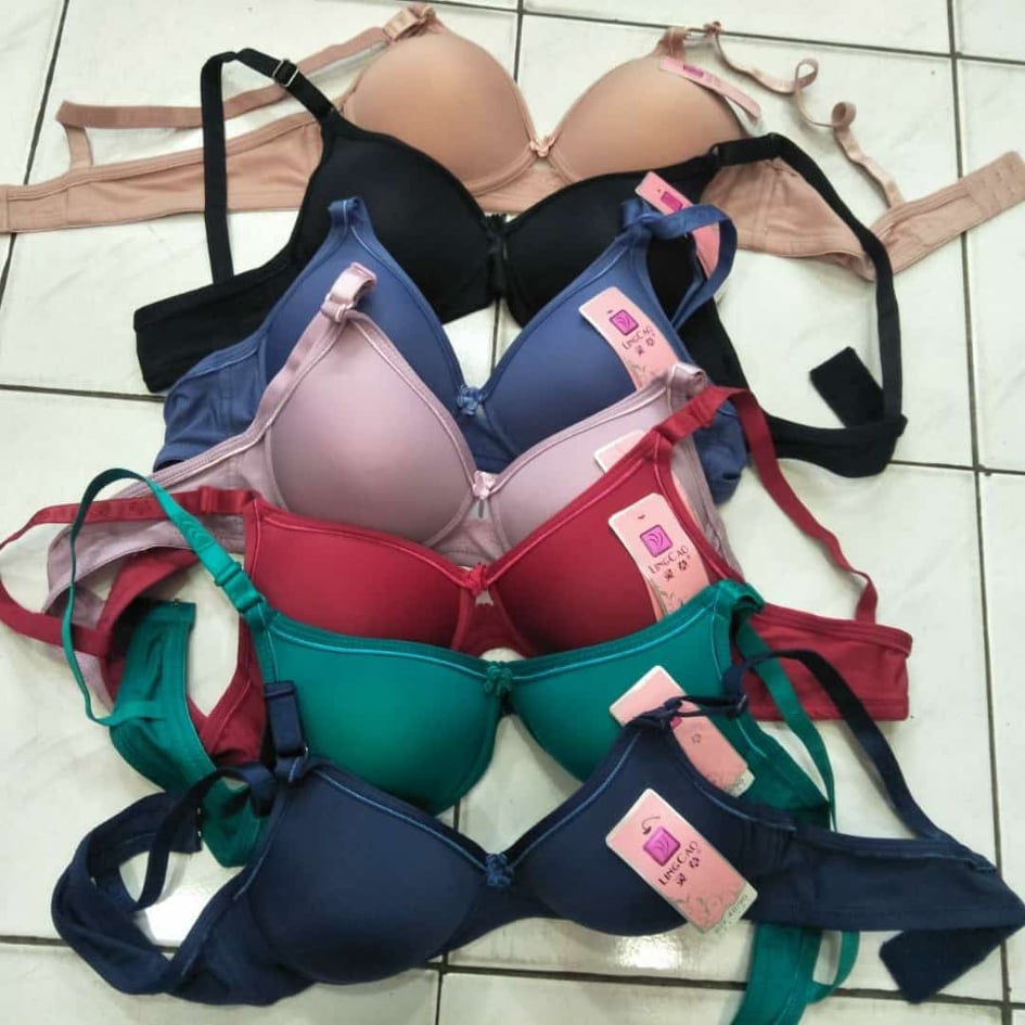 บีเอช|Lincao BRA แบบไม่มีลวด โฟมบาง| บราไร้ขอบ LINCAO Thin Foam SIZE 34s/D 40