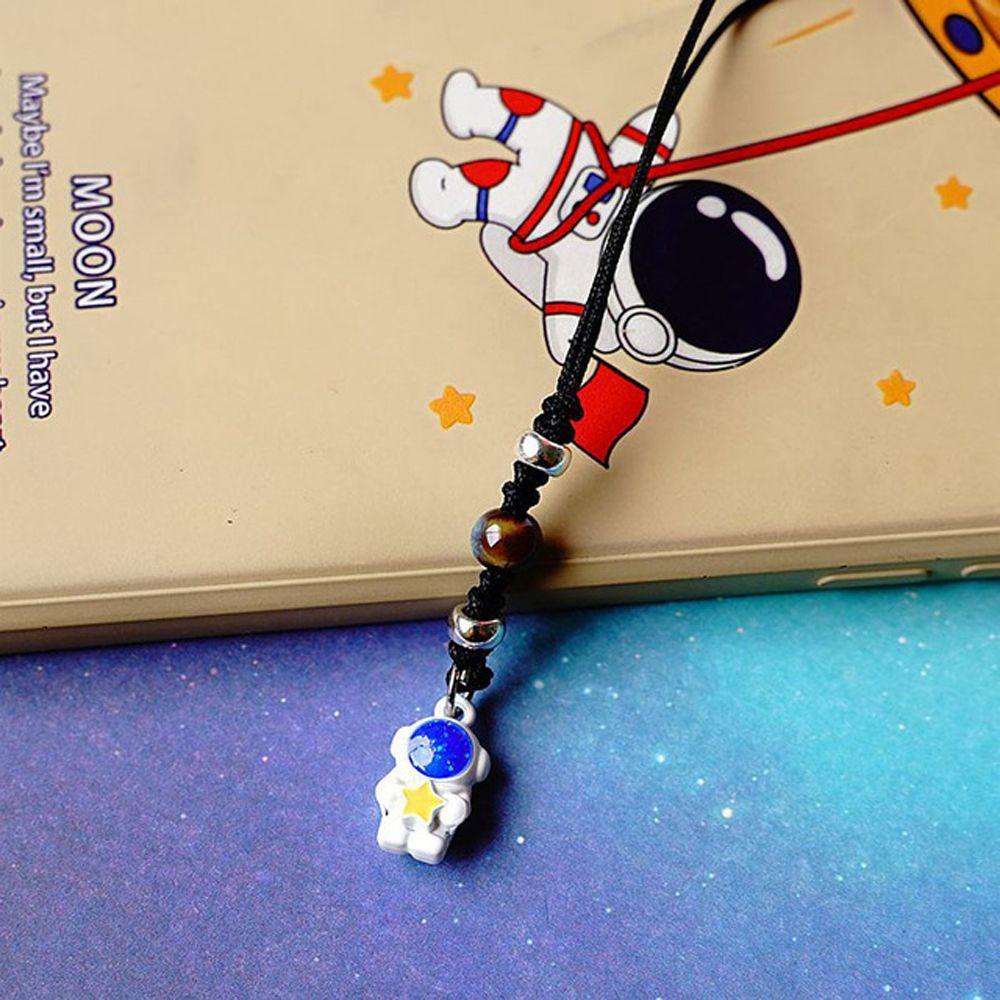 Vintage Chinese Buckle Pendant Phone Strap - White Jade Keychain Charm For Women & Girls