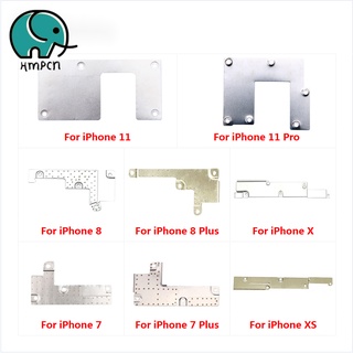 5 ชิ้น หน้าจอ LCD แสดงแบตเตอรี่ สเปเซอร์ เหล็กยึด คลิปยึด แผ่นโลหะ ฝาครอบ สําหรับ iPhone 7 8 Plus X XS XR 11 Pro Max