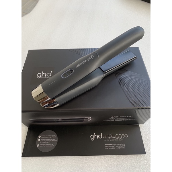 ghd unplugged เครื่องหนีบผมไร้สายghd สีดำ มือสอง
