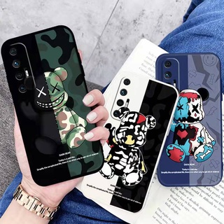 เคส XiaoMI 11 Lite redmi note 10 4G 10S redmi 9 9A 9T 9C Note9 note 10 Pro Mi 10T 10T Pro การ์ตูนหมีรุนแรง เปลือกนิ่ม