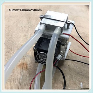 🌹【Ready Stock】🌹1 PC Diy 120w Tec Peltier Semiconductor Refrigerator Water Cooling Air Conditioning Mechanism For Cooling And Fan Black🤞