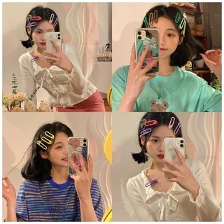 😍3 ชิ้น กิ๊บติดผมน่ารักๆ แฟชั่นเกาหลี กิ๊บติดผม โลหะน่ารัก เด็กผู้หญิง เครื่องประดับผม สําหรับผู้หญิง