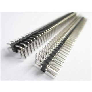 2x40 pin 2.54mm 90 degree Row Male (มุมฉาก)