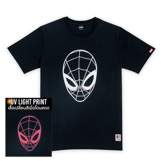 Marvel Men Spiderman T-Shirt - เสื้อยืดผู้ชายลายสไปเดอร์แมน สินค้าลิขสิทธ์แท้100% characters studio