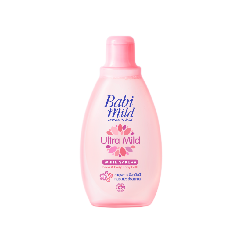 [Gift] Babi Mild head and body bath sakura 200ml (สินค้าสมนาคุณงดจำหน่าย)