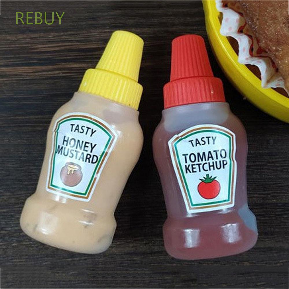 2022 สินค้าขายดี۞REBUY 2pcs/set Sauce Bottle Mini Tomato Ketchup Dispenser Salad Container Portable 