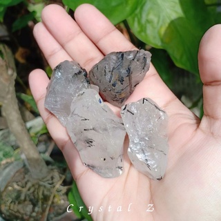 ไหมดำ หรือแก้วขนเหล็ก | Black Rutile Quartz 🖤🧙 #หินดิบ หินธรรมชาติ