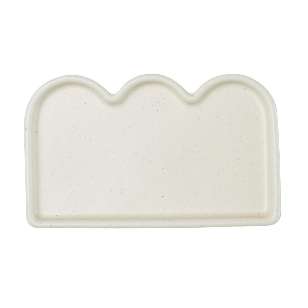 [ลดล้างสต็อค] ถาดเซรามิกสำหรับใส่อาหาร BETTERFINFER - Meal Tray (White)