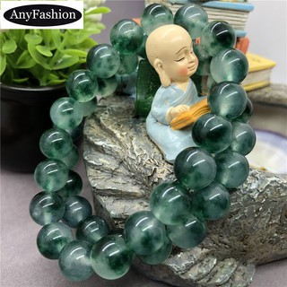 Ice Green Chalcedony Beads หินธรรมชาติน้ำแข็งโมราสีเขียวลูกปัดสร้อยข้อมือสำหรับผู้หญิงของขวัญเด็กขายส่ง