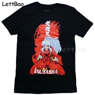 ผ้าฝ้ายคอกลมเสื้อยืดแขนสั้น ผ้าฝ้าย พิมพ์ลายอนิเมะ Inuyasha Demon Form สไตล์ญี่ปุ่น คลาสสิก สําหรับผู้ชาย GFDSF61EW42280