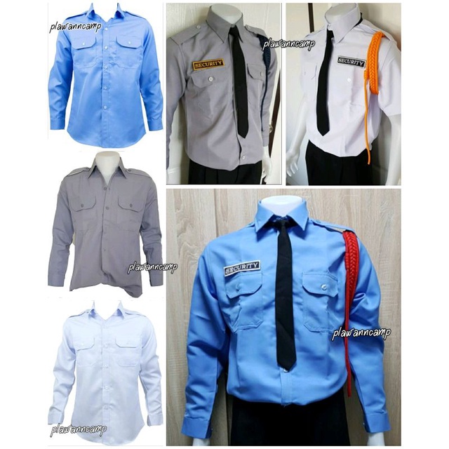 เสื้อเชิ้ตรปภ.ยาม แขนสั้น - แขนยาว ไม่รวมเครื่องหมายและอุปกรณ์**