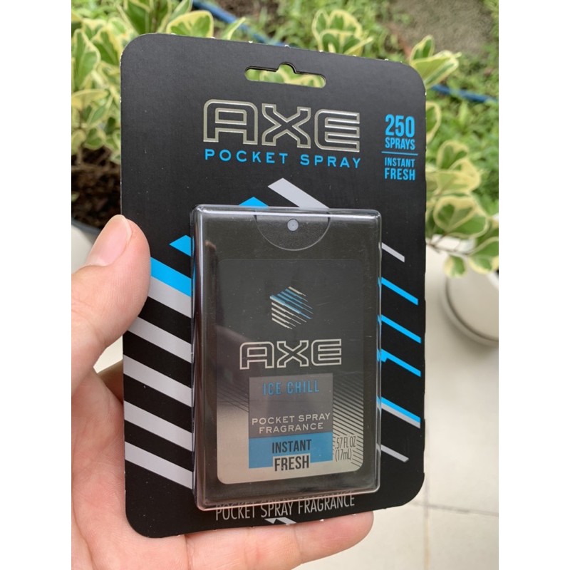 สเปรย์ระงับกลิ่นกาย แบบพกพา AXE pocket spray Ice Chill ขนาด 17ml