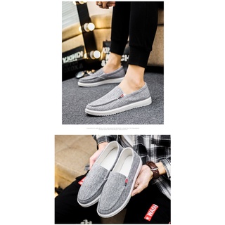 รองเท้าผ้าใบ แบบสวม slip on ใส่สบาย ได่้ทุกโอกาส รุ่น1910-QINYMSTORE